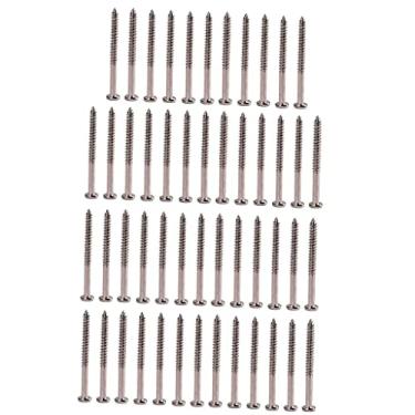 Imagem de YIJU 50 Peças de Parafusos de Montagem de Captador de Guitarra Baixo de aço para Peças de Captador P90