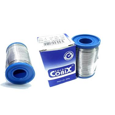 Imagem de Kit Solda Fio Estanho 60X40 1Mm Cobix - Rolo De 250G X 2