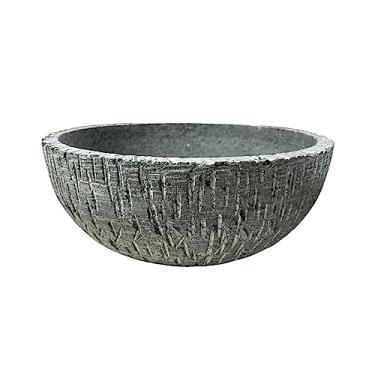 Imagem de Cuba Bojo Rasgado Pedra de Sabão Pia Lavabo Lavatório 30cm