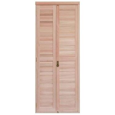 Imagem de Portas Camarão tipo Venezianas em Vertical Sanfona à Esquerda Rondosul Natural