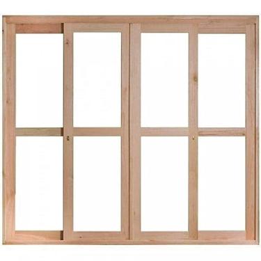 Imagem de Porta Janela 2 Caixilhos de Correr 2 Caixilhos Fixos para Vidros Inteiros sem Venezianas Rondosul