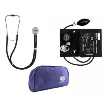 Imagem de Esfigmomanometro Extra Grande Bic + Estetoscopio Duplo