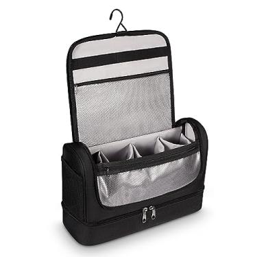 Imagem de SITHON Estojo de viagem de camada dupla para Dyson Airwrap Styler/Shark Flexstyle, bolsa organizadora de armazenamento suspensa resistente à água de grande capacidade para secador de cabelo