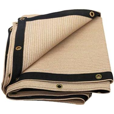 Imagem de Pano De Proteção Solar 90%, Rede Antienvelhecimento Resistente A Raios UV Com Ilhós E Corda, Lona De Malha De Sombra De Jardim Para Planta/estufa/celeiro/canil,6m X 6m (20' X 20'),Hilarious123