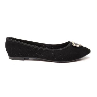 Imagem de Sapatilha Feminina Moleca Bico Fino Perfuros