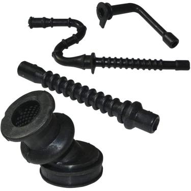 Imagem de SUUFOO Coletor de admissão de substituição de combustível para motosserra STIHL MS260 MS240 024 026 Borracha