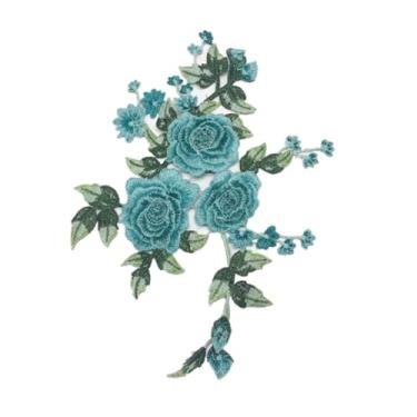 Imagem de Tofficu Patch de roupas Decoração de roupas costurar remendos apliques de flores apliques de costura remendos de roupas fragmento Bandeira decorar flores de carro
