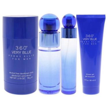 Imagem de Conjunto De Presente Perfume Perry Ellis 360 Very Blue Para