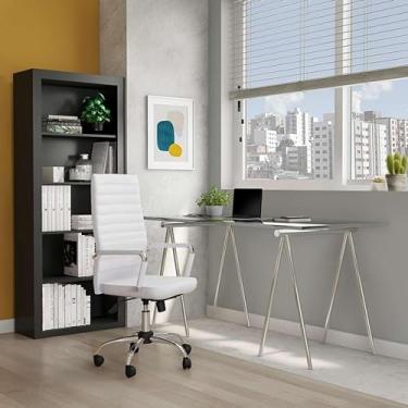 Imagem de Cadeira de Escritório Diretor Giratória Wholly Branca