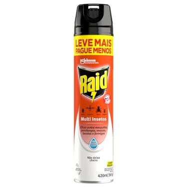 Imagem de Raid Inseticida Aerossol Multi-Insetos Base Água Leve Mais Pague Menos 420Ml