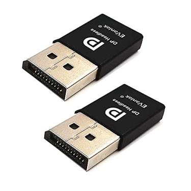 Imagem de EVanlak DispalyPort Headless Ghost Display emulador para PC 4K DP fictício Plug (serve Headless 1080@60Hzz-3840x2160@17hz)-2 unidades