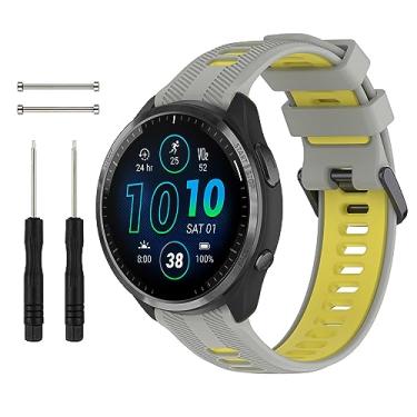 Imagem de Pulseira de substituição para relógio Garmin Forerunner 945/935, pulseira de silicone macio para Garmin Forerunner 935 Running GPS, pulseira para relógio Garmin 945 feminino e masculino