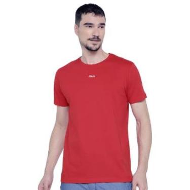 Imagem de Camiseta Forum Masculina New Box Essentials Logo Vermelha-Masculino