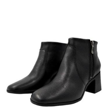 Imagem de Bota Bottero Cano Curto Salto Médio Feminina-Feminino