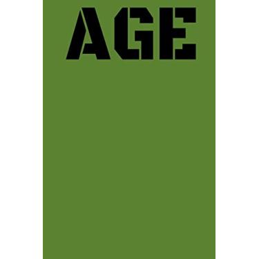 Imagem de Age: The Green Maintainer Log Book For AGE Mechanics - Old School US Military Style Notebook With A New Modern Design For Maintainers