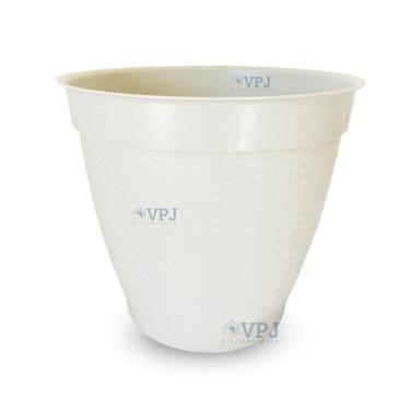 Imagem de Vaso rattan redondo grande casa jardim plantas flores 30l