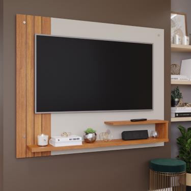 Imagem de Painel para TV até 50 Polegadas Dunas Permóbili - Off White/Cinamomo