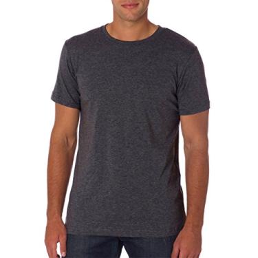 Imagem de Camiseta Bella + Canvas unissex Heather CVC (3001CVC), Dark Grey Heather, Small