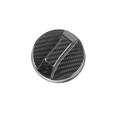 Imagem de ontto Tampa de tanque de combustível, tampa de enchimento de carbono, tampa de combustível de substituição adequada para Kia Stinger K5 K3 KX5 KX3 Seltos Sportage R Forte