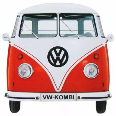 Imagem de Porta Chaves De Parede Retrô Decorativo Perua-Kombi Red - Retrofenna D