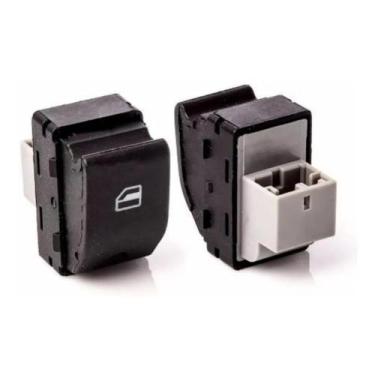 Imagem de Botão Único Vidro Elétrico Gol G5 G4 G6 G7 Saveiro Spacefox simples - 