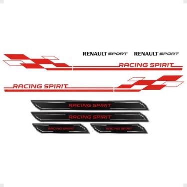 Imagem de Faixa Sandero/logan Racing Spirit + Soleira Protetora - SPORTINOX,  PR