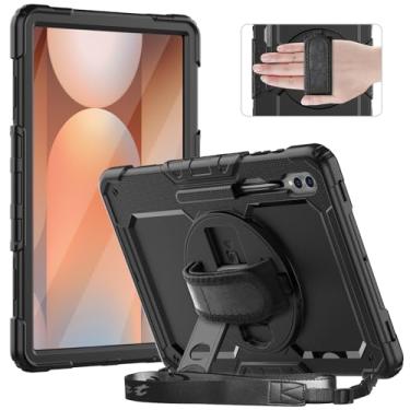 Imagem de Timecity Capa para tablet Samsung Galaxy Tab S10 Ultra/S9 Ultra/S8 Ultra 14,6 polegadas - Capa protetora resistente com protetor de tela, suporte, alça de ombro e suporte para caneta S | adequada para