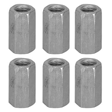 Imagem de M6 * 25 Porca de Manga Sextavada, Porca Sextavada, 10 Peças, Fixadores Banhados a Zinco Em Equipamentos de Comunicação, ótimo Substituto para Industrial (M6*18)
