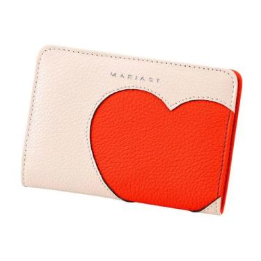 Imagem de Carteira Feminina De Couro Legítimo Rg Cnh Love 669 Mariart, Off white