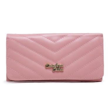 Imagem de Carteira Feminina Lançamento Porta Cartões Bordada Top - Carolina Silv