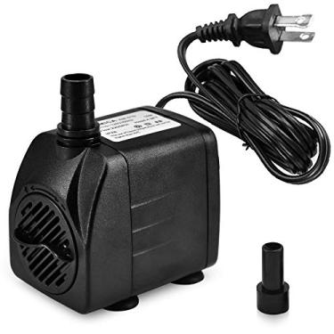Imagem de DOMICA Bomba de fonte ultra silenciosa 220 GPH, bomba submersível pequena (15W 800L/H)...