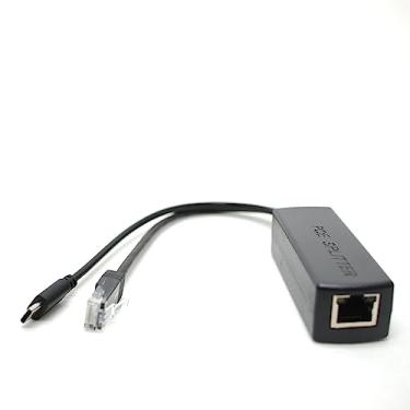 Imagem de DSLRKIT Gigabit USB tipo C divisor PoE ativo 48 V a 5 V IEEE802.3af Power over Ethernet para Raspberry Pi 4 4B