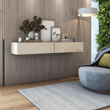 Imagem de Aparador Linha Eros Suspenso 110cm De Largura Em MDF/MDP - LCN Moveis,