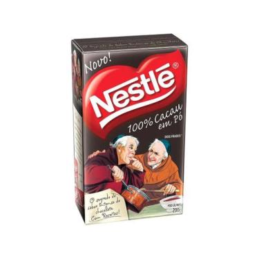 Imagem de Cacau em Pó Dois Frades 100% Cacau Nestlé - 200g, 200 g, 200g