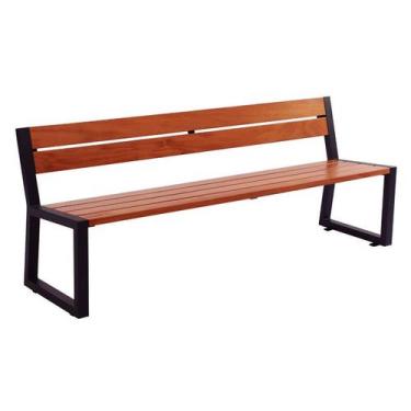 Imagem de Banco Urban Highline em Madeira 3 Lugares c/ Acabamento Ecoclear e Enc