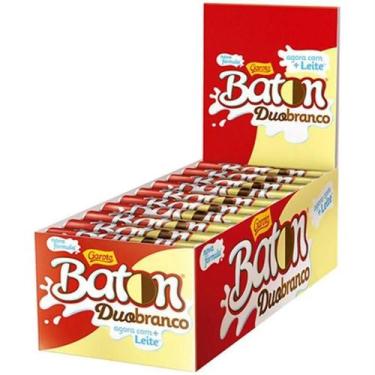 Imagem de Pack com 30 Baton Garoto Duo Branco 16g