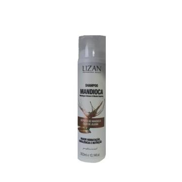 Imagem de Shampoo de Cabelo Mandioca e Oléo de Jojoba Lizan 300ml.