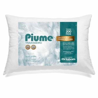 Imagem de Travesseiro Piume Toque de Pluma 01 Peça 100% Alg. 200 Fios - Ortobom