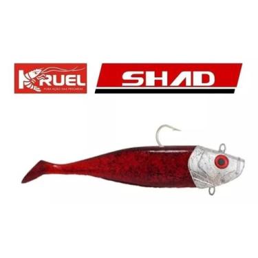 Imagem de Isca Artificial Para Garoupa Kruel 18cm-137g - Kit Shadinho, Vermelho