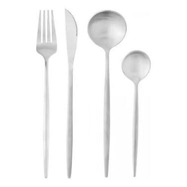 Imagem de Faqueiro 16 Peças De Aço Inox Ópera - Lyor