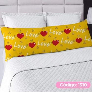 Imagem de Capa De Travesseiro Corpo Fronha Xuxão  Ziper Personalizado 1.25x0.45c