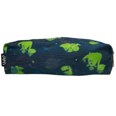 Imagem de Estojo Porta Lápis Slim Pop Dinossauro 23cm Uall   - ualll