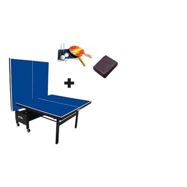 Imagem de MESA DE PING PONG MDF 18mm 1084 KLOPF C/ RODAS + KIT Completo 5030 + C