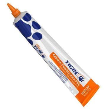 Imagem de Adesivo Plástico Para Soldagem A Frio Pvc Incolor 75g Tigre