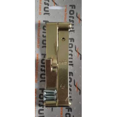 Imagem de Kit Dobradiça Chumbar N-1 20cm 1 Haste Porta Portão Porteira Dourado -