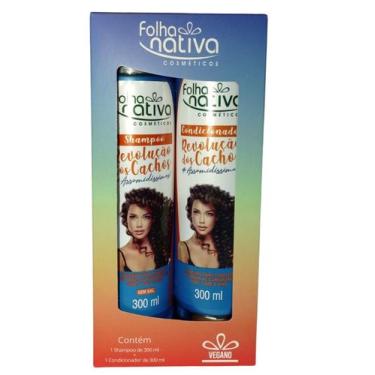 Imagem de Kit Revolução Dos Cachos Folha Nativa Shampoo e Condic 300ml