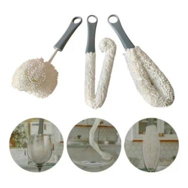 Imagem de Escovas Limpeza Taças , garrafas, copos e mamadeiras Member's Mark Kit