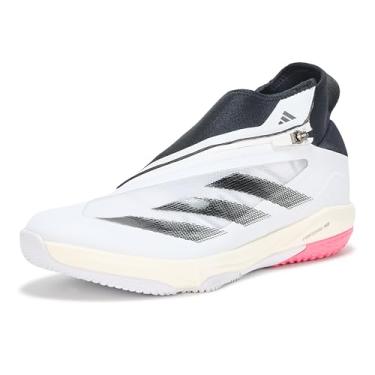 Imagem de adidas Tênis de beisebol masculino Adizero Impact + Turf Trainer, Branco/preto/cinza claro, 41