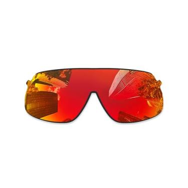 Imagem de Combine8 Lentes de reposição Ploarized para óculos de sol Oakley Sutro Lite OO9463/Sutro Lite Asian Fit (AF) OO9463A - Vermelho fogo