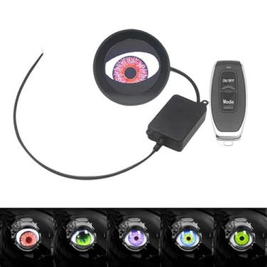 Imagem de Luzes grandes dinâmicas de terceira geração, luzes oculares demoníacas síncronas de uma a duas, luzes grandes dinâmicas em faróis de neblina, lâmpadas automotivas com cor de olhos ajustáveis